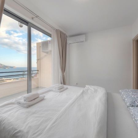 Sea View Two Bedroom Family Apartment With Pool - Sunset Ivanovici Bečići Ngoại thất bức ảnh