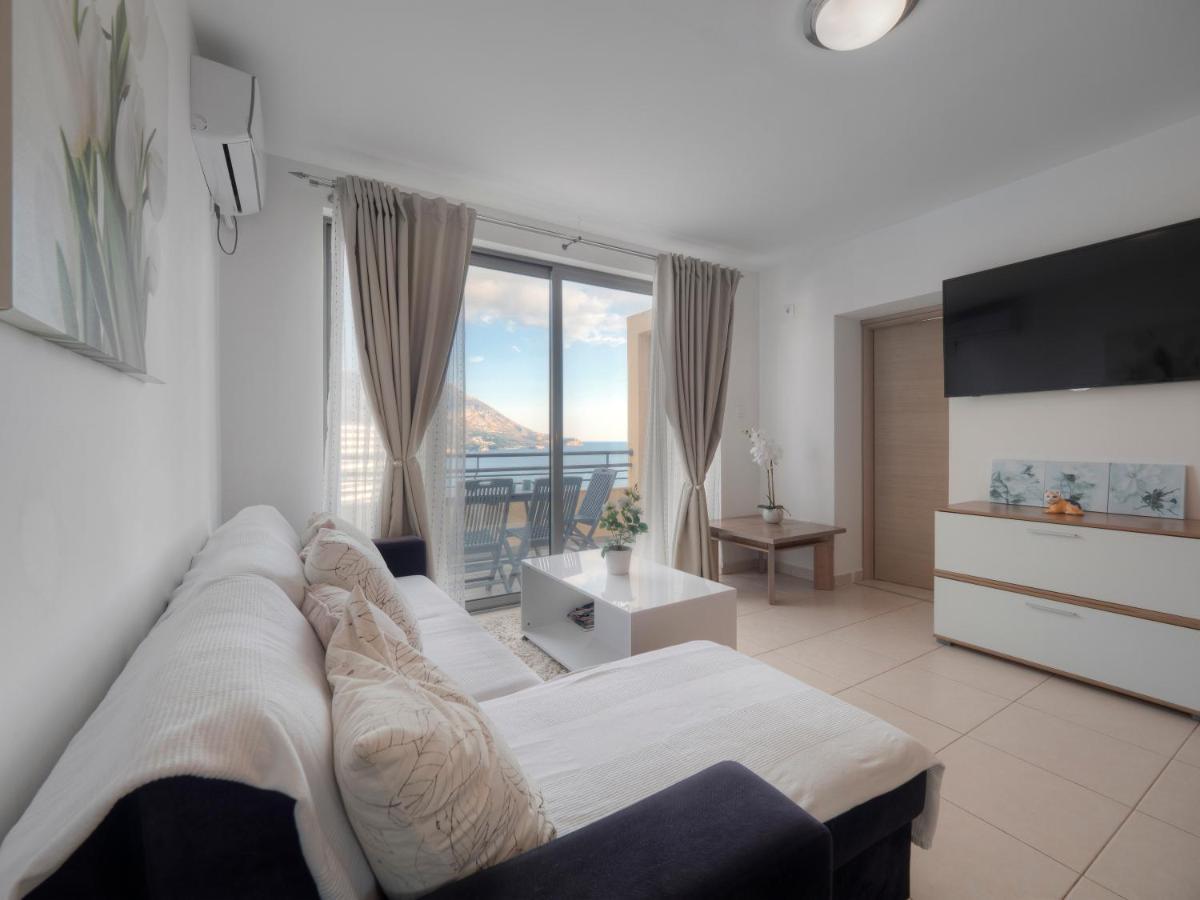 Sea View Two Bedroom Family Apartment With Pool - Sunset Ivanovici Bečići Ngoại thất bức ảnh