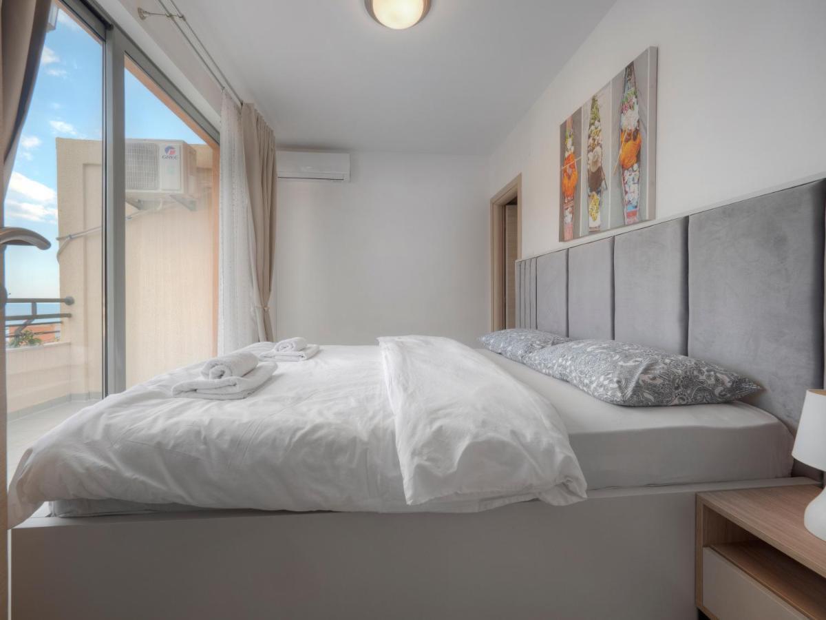 Sea View Two Bedroom Family Apartment With Pool - Sunset Ivanovici Bečići Ngoại thất bức ảnh