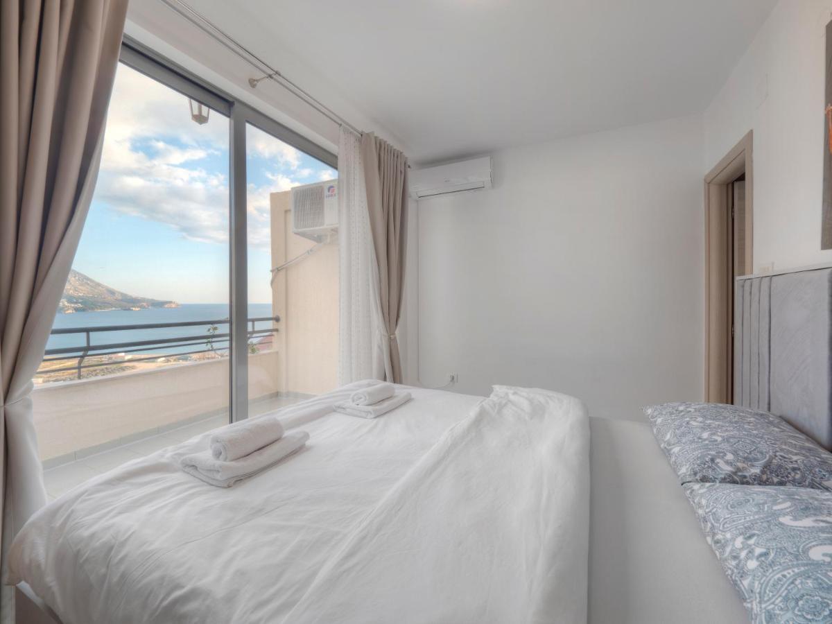Sea View Two Bedroom Family Apartment With Pool - Sunset Ivanovici Bečići Ngoại thất bức ảnh